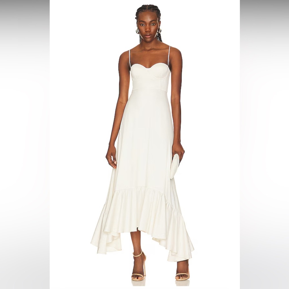 Lovers and Friends Sisa Maxi Dress in Ivory